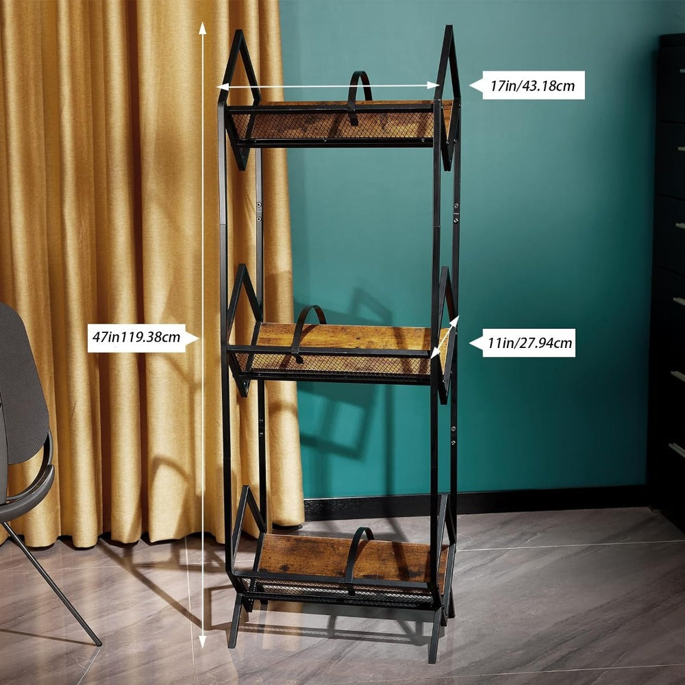3-Tier Vinyl Record Storage And Display for Living Room and Home Office detail image - detail view 5