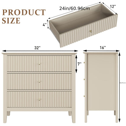 30-Inch Wood Nightstand, Bedroom Side Table for Practical Everyday Home Use detail image - detail view 10
