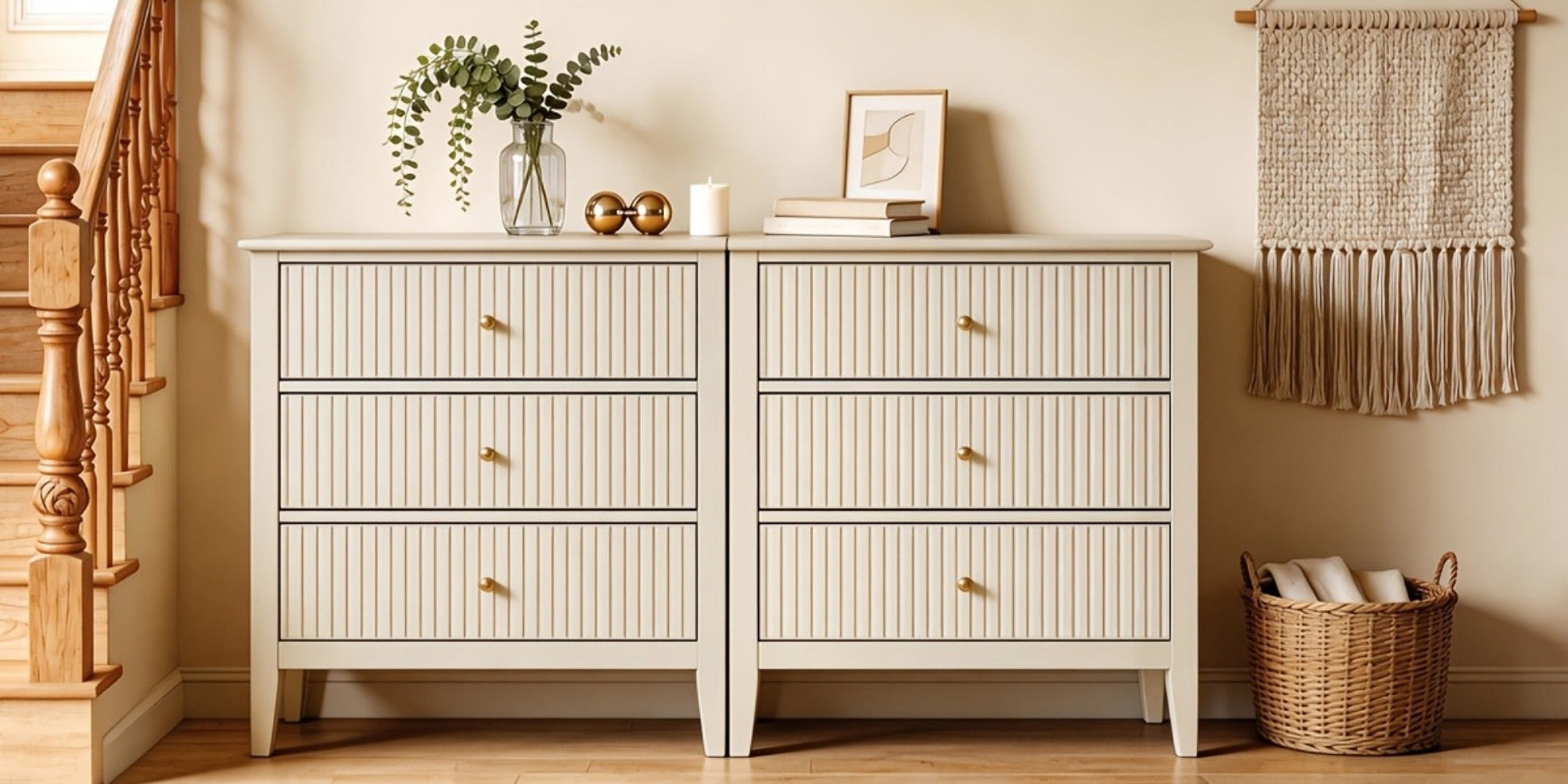 30-Inch Wood Nightstand, Bedroom Side Table for Practical Everyday Home Use detail image - detail view 16