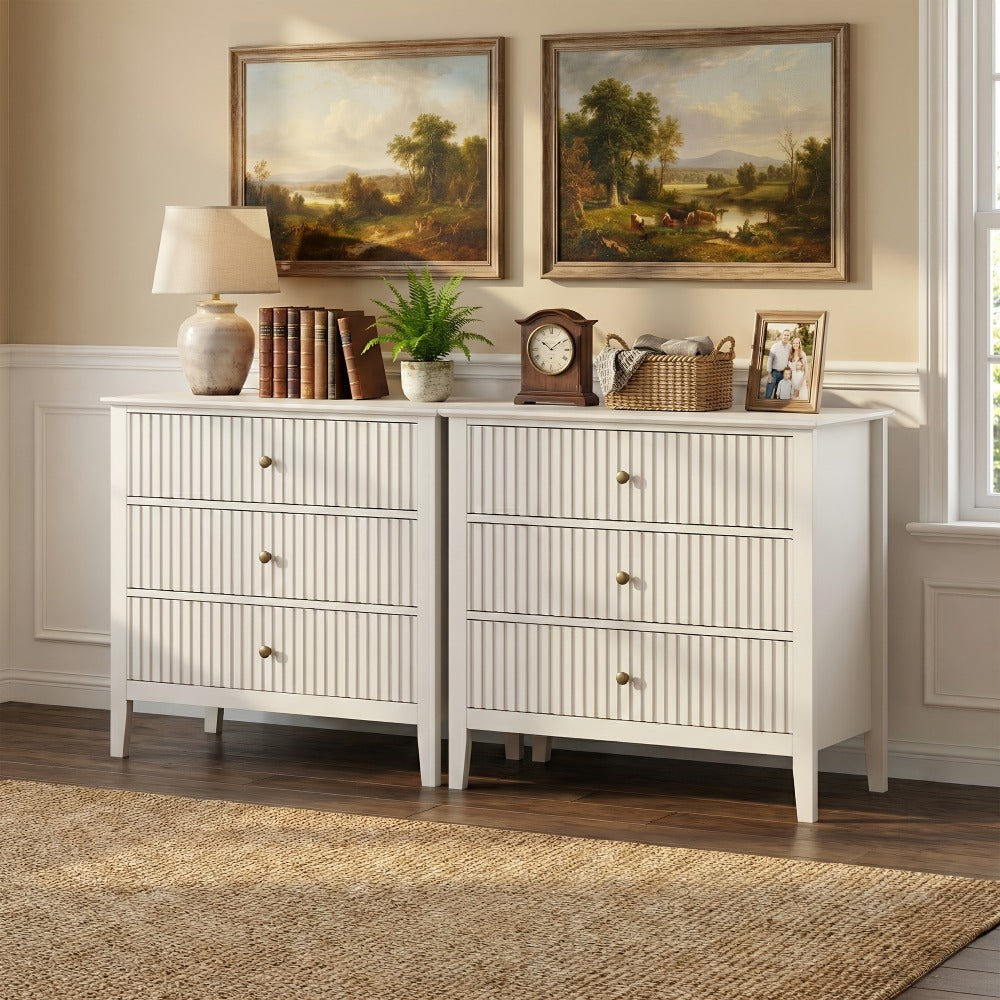 30-Inch Wood Nightstand, Bedroom Side Table for Practical Everyday Home Use detail image - detail view 7