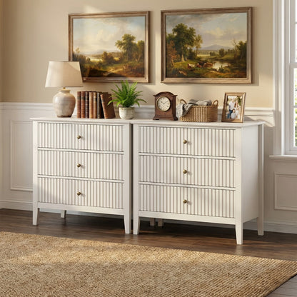 30-Inch Wood Nightstand, Bedroom Side Table for Practical Everyday Home Use detail image - detail view 7