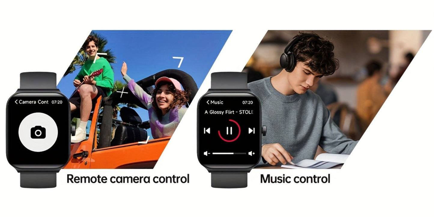 Smartwatch – with Alexa Built-in FAWEIO 1.95" Large Display, Wireless Calling, 100+ Sport Modes, Pedometer Heart Rate Sleep Blood…