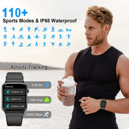Smartwatch 1.69 Inch Big Screen Fitness Tracker with 100 Sport Modes in Seven Colors for Men and Women