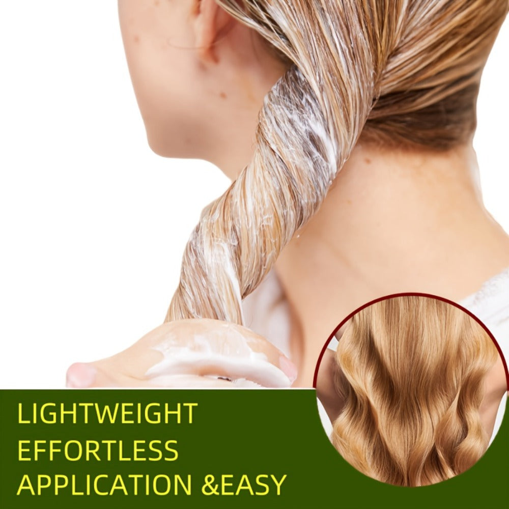 250g 7-in-1 Hair Mask in White Pump Bottle with Rosemary, Batana, Castor and Peppermint Oils