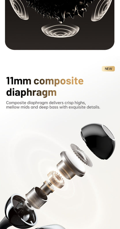 Philips TWS Ear Clip Sport Headset Hi-Fi Bass Stereo HD Calls Earhook Wireless Bluetooth for Music Gaming Business iOS Android Gift for Couples Valentine Black Gold