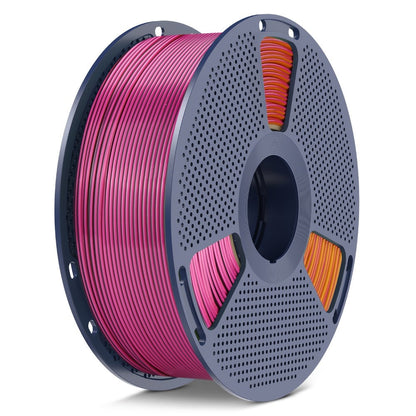 SUNLU PLA+ Four-Color Glossy Filament 1.75mm 1kg 4kg Multicolor Gradient Red Yellow Green Black Blue Purple Orange Gold FDM 3D Printer Filament Creality Bambu Prusa Compatible