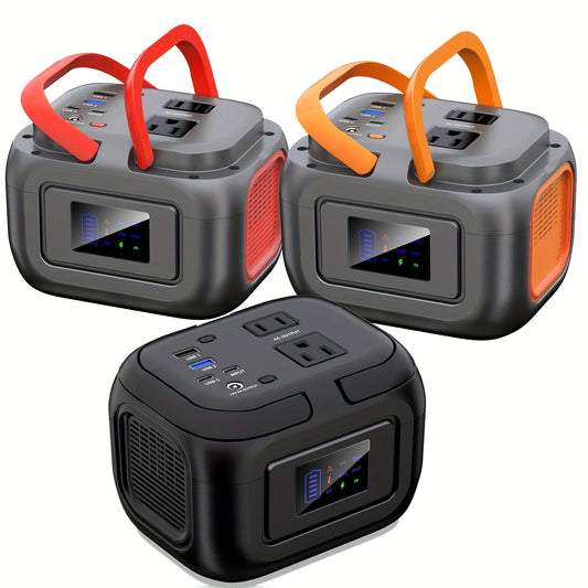 Battery Power Station 120W 97.68Wh 26400mAh Portable Backup with AC Outlet USB-C QC USB-A DC for Camping RV Travel Emergency Home Blackout Outdoor
