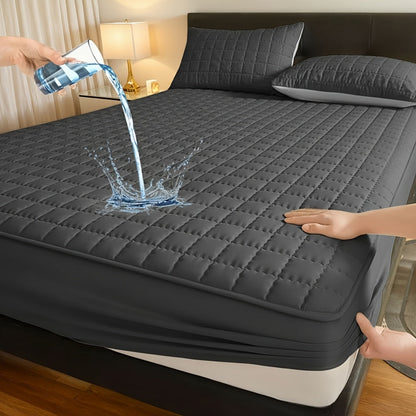 Fitted Mattress Protector with Deep Pocket in Twin, Full, Queen and King Sizes and Multiple Colors