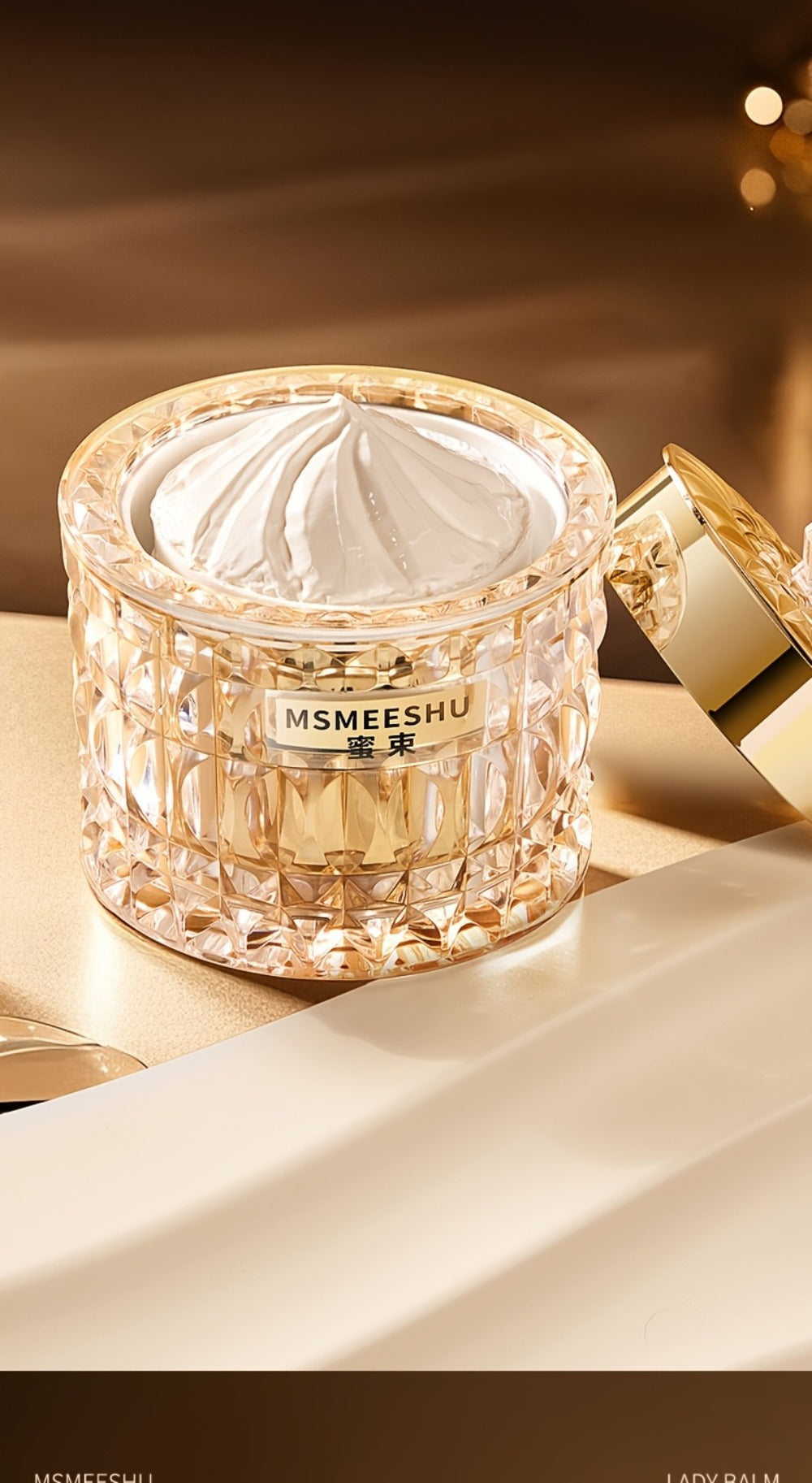 Face Cream 50g Collagen Ginseng and Reishi Mushroom Formula with Pearl, Milk and Allantoin