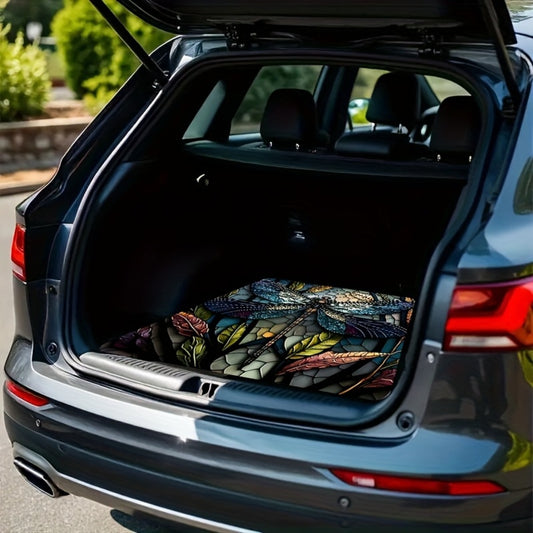 Car Trunk Mat Cargo Liner – Waterproof Non-Slip Trunk Floor Mat with Pattern Designs to Protect Vehicle Interior from Dirt, Spills & Scratches | Multiple Styles