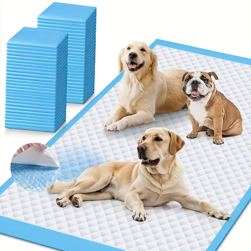 Dog Training Pads Disposable Bulk Packs, 23.62 x 23.62 Inches with 50, 125, 200 or 300-Pad Count Options