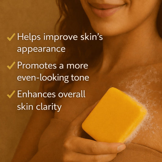 Kojic Acid Turmeric Soap Bar Handmade 3-Pack & 5-Pack – Lemon Oil Coconut Oil Goat Milk Brightening Cleansing Bar for Face & Body Acne Dark Spots Hyperpigmentation Radiant Skin