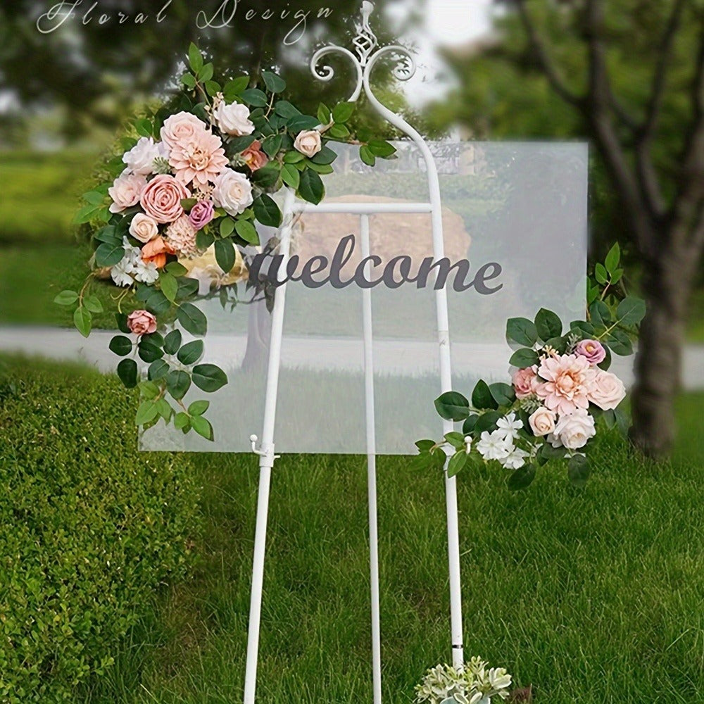 Artificial Roses Box Set for Wedding Bouquet, DIY Centerpiece & Home Decoration – Pink Valentine's Day Spring Flowers
