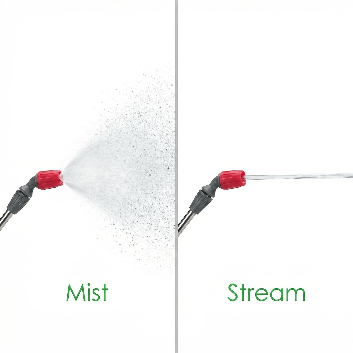 5-Liter Manual Pressure Garden Sprayer with Shoulder Strap, Pump Handle and Adjustable Mist-to-Stream Nozzle