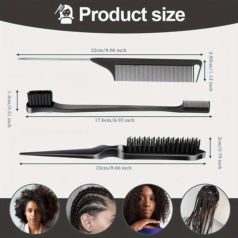 18-Piece Hair Sectioning and Styling Set with Clips, Combs, Parting Tools and Magnetic Wrist Holder