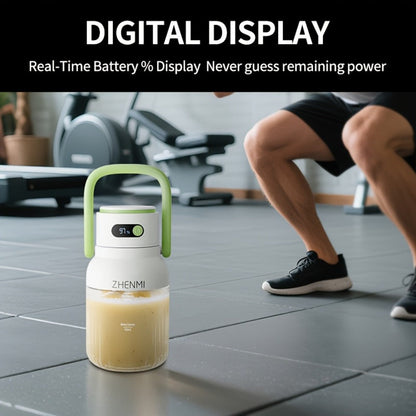 Cordless Portable Blender 33oz USB Rechargeable - Ice Crushing Blender for Smoothies & Shakes