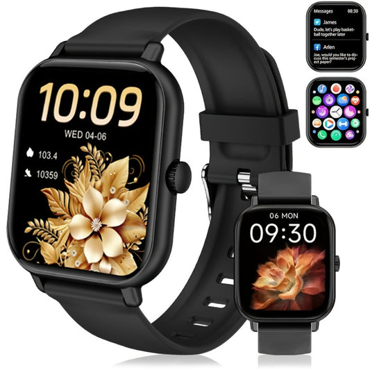 Smartwatch – Smart Bracelet 1.83" Full Touch – Wireless Calling, Message Notifications, Fitness & Multi-Sport Tracker, Heart Rate…