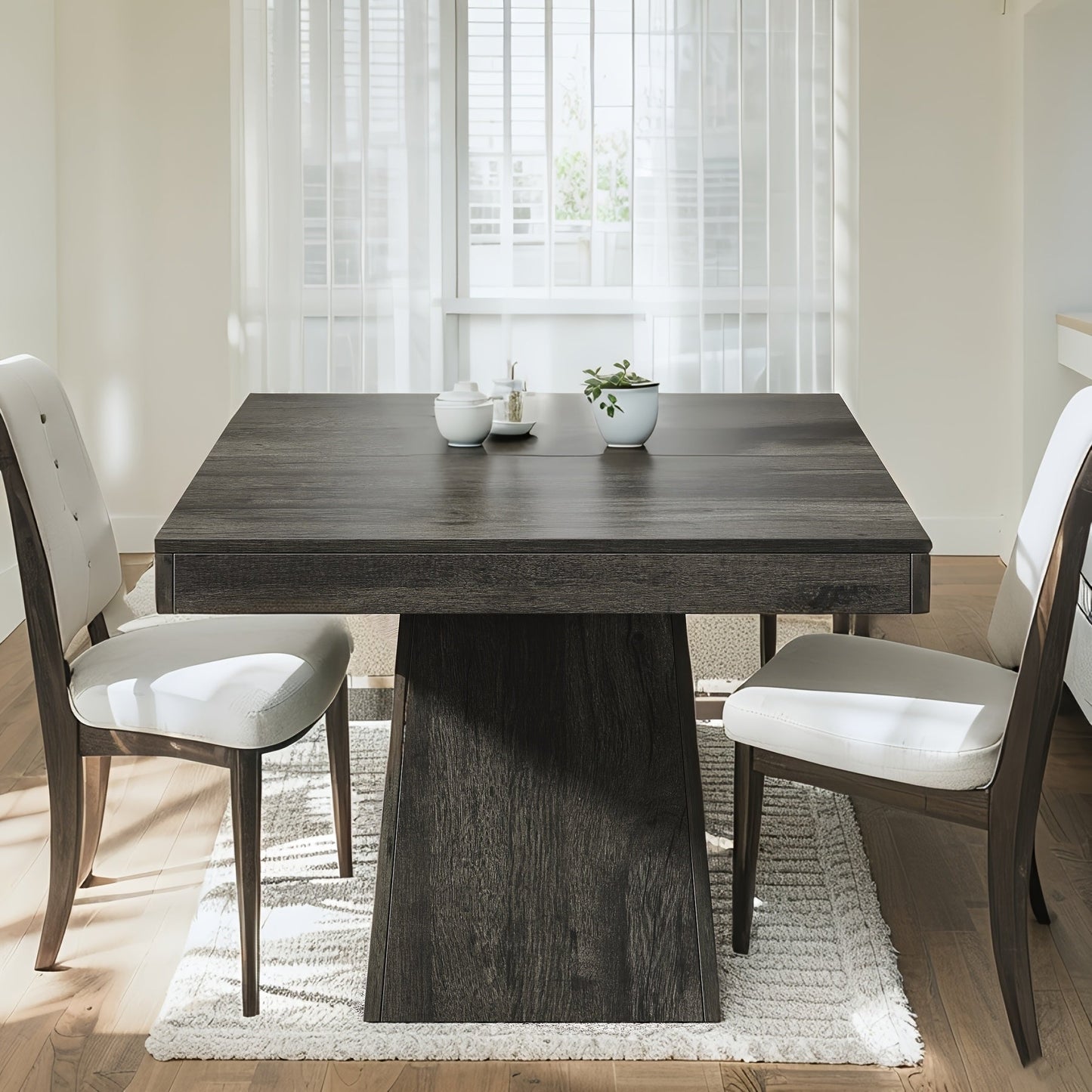 Dining Table shown in the Grey option