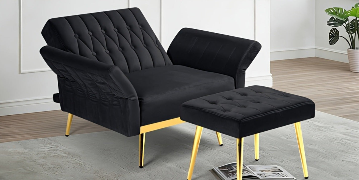 31.5-Inch Upholstered Accent Chair, Bedroom Reading Chair for Living Room detail image - detail view 29