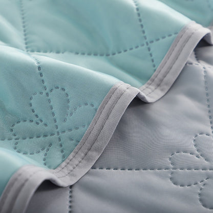 Embossed Diamond-Pattern Summer Blanket in Six Colors with Throw, Twin and Full Size Labels