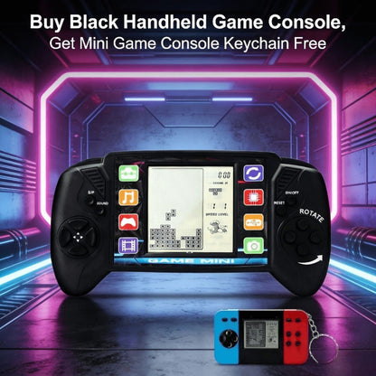 Retro Game Console Bundle 2-Pack – Buy One Get One Free, 3.5-Inch Enlarged Screen Retro Handheld Console + Mini Arcade Game Console with Keychain, Portable Fun Anytime, Perfect Party, Easter & Christmas Gift