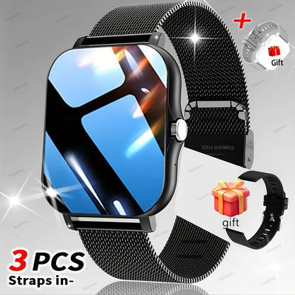 Smartwatch with Navigation & Dual Strap 1.83" TFT Full Touch Screen, Wireless Calling, Remote Camera, Music Player, Message Alerts – For Men & Women iPhone & Android