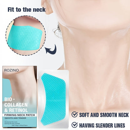 Neck Mask Patch 5pcs Firming & Lifting — Bio Collagen, Bee Venom & 4-in-1 Retinol Gel Patch, Reduces Wrinkles & Sagging, Brightening Anti-Aging Neck Skin Care for Women