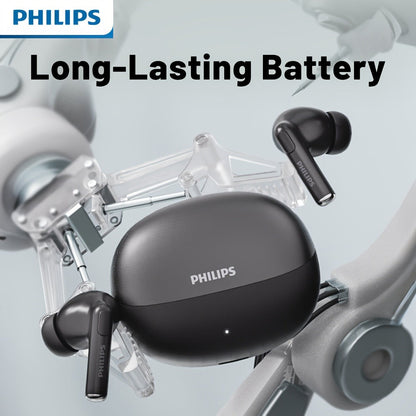 Wireless Earbuds Philips V6.0 Dual Stereo with Noise Reduction, Long Standby and Type-C Charging