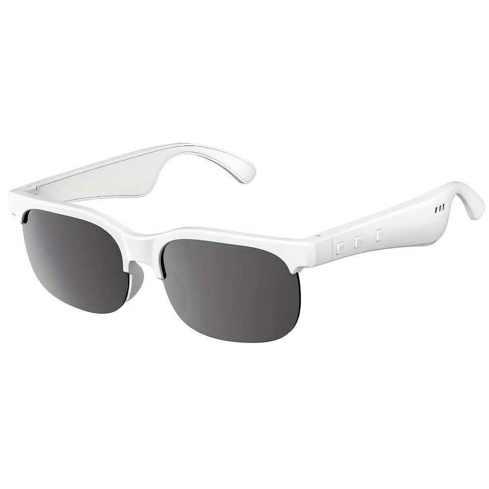 Open Ear Bluetooth Audio Glasses with Built-In Earbuds – Wireless Smart Sunglasses for Music & Hands-Free Calls, Anti-Glare Lenses, Driving Sports Outdoor, Unisex | 7 Colors