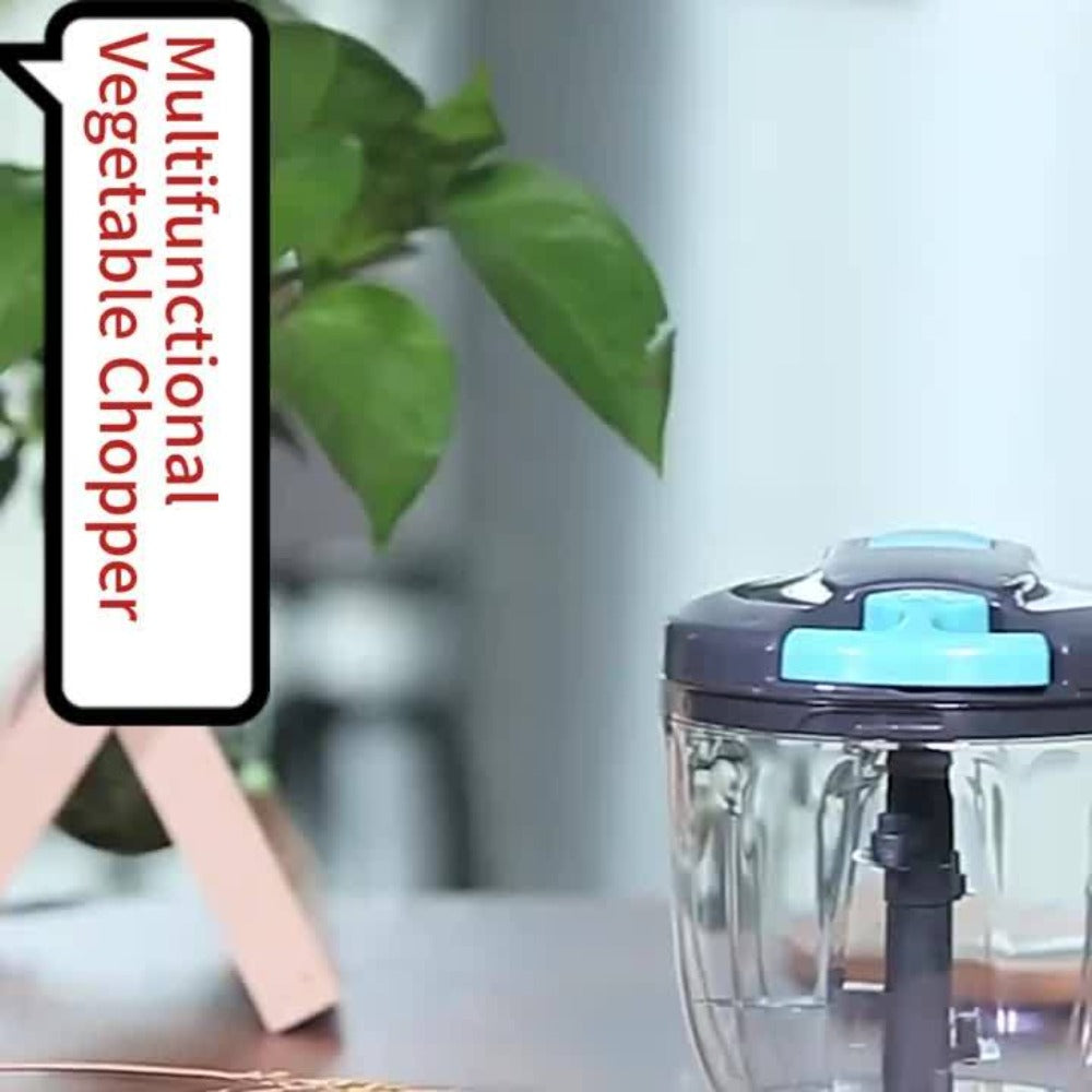 Vegetable Chopper with 3/5 Blades – Multifunctional Onion Chopper, Food Dicer & Salad Cutter with Container | Kitchen Gadget Set for Potato, Carrot, Garlic