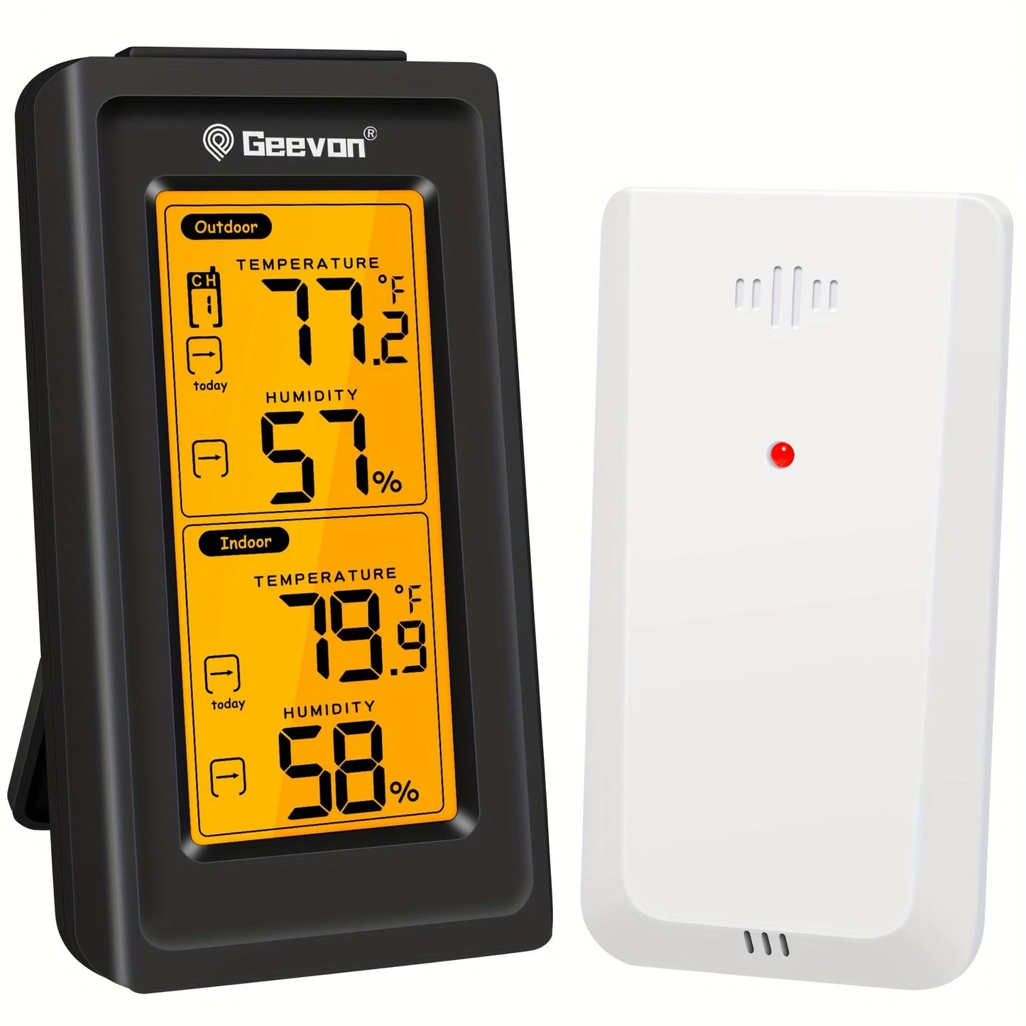 Wireless Thermometer | Digital LCD Indoor Outdoor 3 Sensor Baby Room