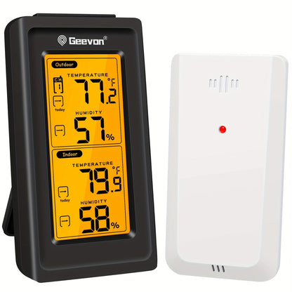 Wireless Thermometer | Digital LCD Indoor Outdoor 3 Sensor Baby Room