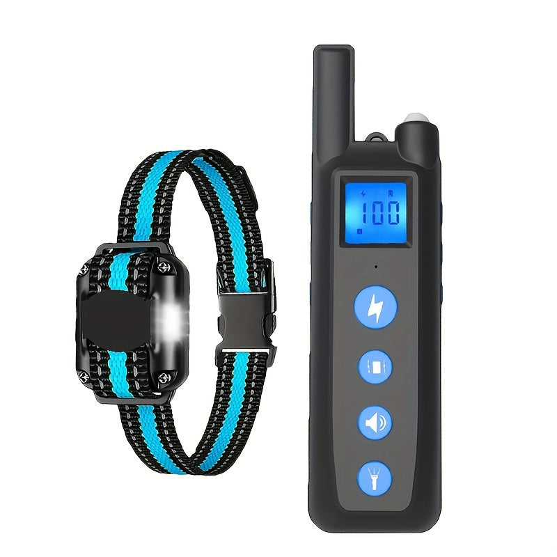 Remote Dog Training Collar 2600ft Rechargeable - Vibration & Sound Modes Adjustable Nylon Strap USB Charging for Small to Large Dogs 1, 2 or 3 Dog Sets