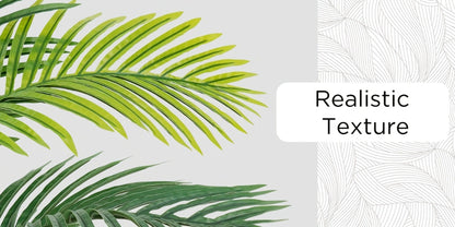 Artificial Areca Palm Tree in 4, 5 or 6-Foot Heights with Frond Count and White Planter Options