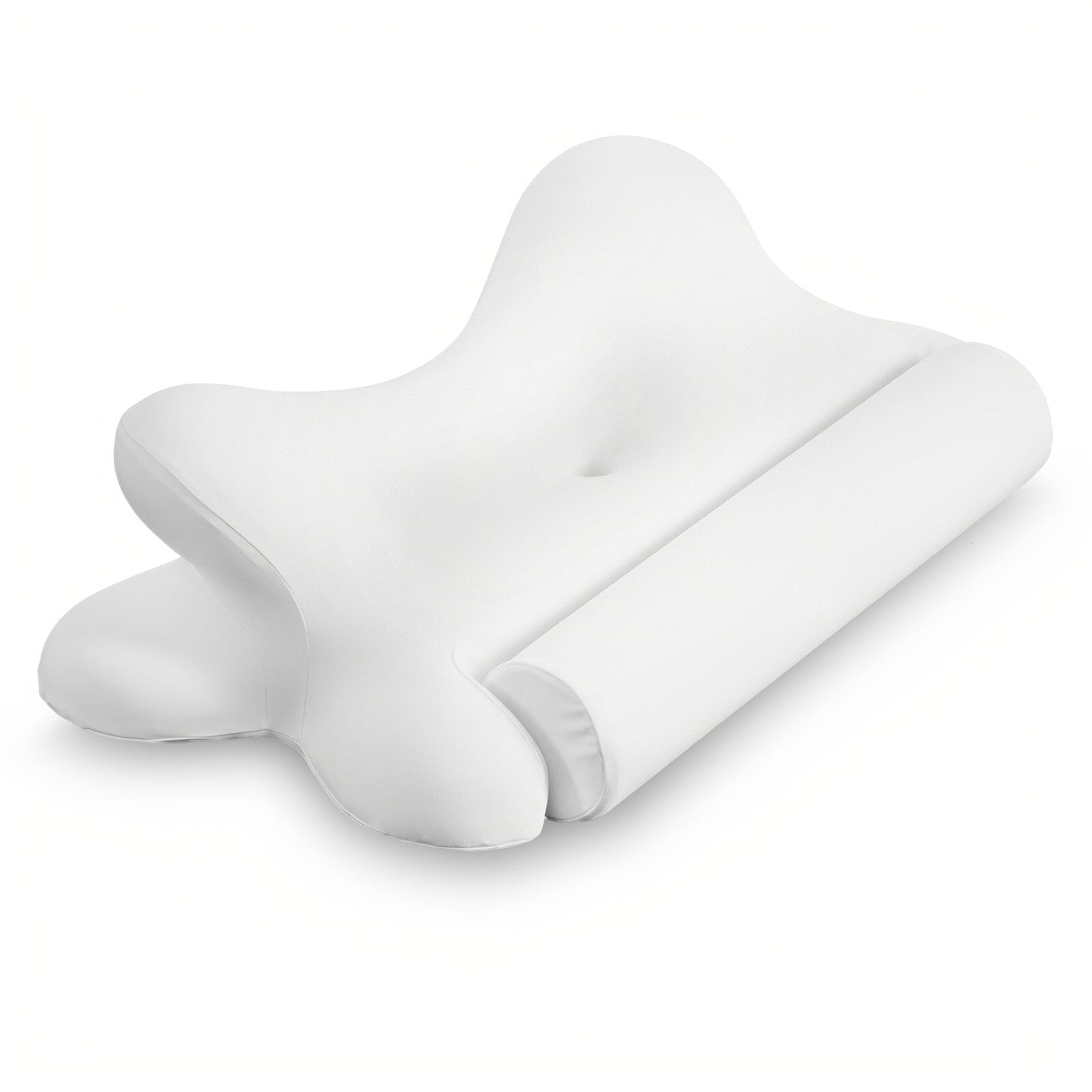 Memory Foam Cervical Pillow Ergonomic Contour Neck Support Orthopedic Bed Pillow for Side Back Stomach Sleepers with Cooling Pillowcase Queen King