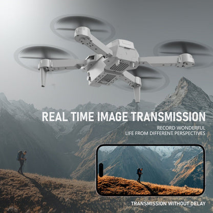 E88 Foldable Drone with Dual Camera – RC Quadcopter 360° Stunt Flip Surround Flight Optical Flow Height Hold 500mAh Battery Beginner to Intermediate Indoor Outdoor Flying Toy Gift for Teens Adults Boys