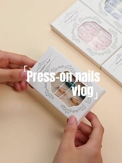 Press On Nails 576-Piece Full-Cover Assorted Glossy Variety Set with Reusable Styles for Parties and Daily Wear