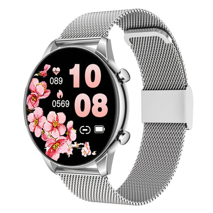 Smartwatch 2.01 Inch Round Dial with Calling, 100 Sport Modes, Games and Calculator with Two Band Styles
