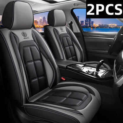 Faux Leather Car Seat Covers – Universal Fit for Cars, SUVs, Vans & Trucks, Dirt-Resistant Protective Seat Cover, Single Front / 2 Front / Full 5-Seat Sets, 5 Colors