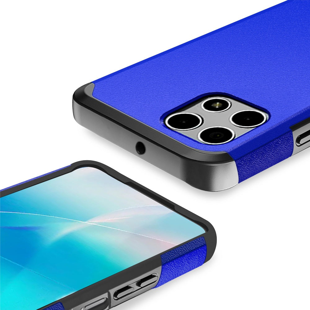 Revvl 7 5G Case Heavy Duty Dual Layer Shockproof with Magnetic Support – Hybrid Hard PC TPU Drop Protection Cover for T-Mobile Revvl 7 5G with Raised Bezels & Precise Cutouts