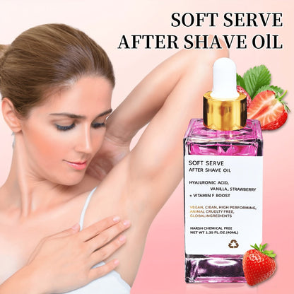 Beard Oil 2-Pack Strawberry Vanilla Scent 1.35oz Each Mustache Oil After Shave Moisturizer Hypoallergenic Glycerin Beard Softener Conditioner Unisex Skin Soothing Grooming Oil for Men