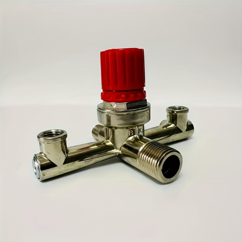 Air Compressor Pressure Switch Manifold Kit with Regulator Gauge Valve Bracket Assembly – Complete Control System for Air Pump