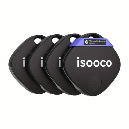Mini GPS Tracker No Monthly Fee Real-Time Locator – Dual System iOS & Android Compatible 24/7 Tracking for Car Truck SUV Motorcycle Boat Trailer (1-Pack / 4-Pack)