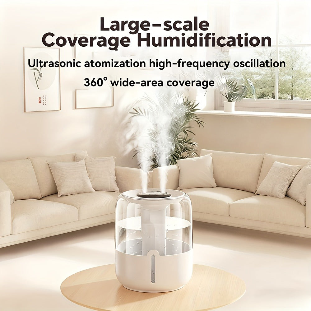 Humidifier 6.8L Top-Fill Dual-Mist Model with 10/20-Hour Spray Modes and Low-Water Auto Stop