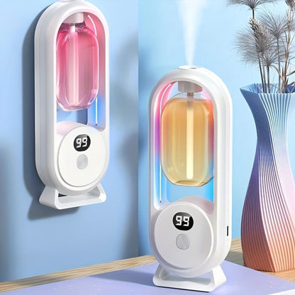 USB Essential Oil Diffuser with Five-Level Display, Multicolor Light and One-, Three- or Five-Bottle Bundles