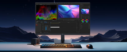 27-Inch QHD 100Hz Computer Monitor 2560x1440 IPS Display, AMD FreeSync, Ultra-Thin Bezel, HDMI DisplayPort, Flicker-Free Low Blue Light, for Gaming Work Home Office Desktop PC