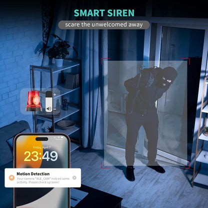 Indoor Security Camera 4MP Dual-Band WiFi Model with 360° Rotation, Night Vision and Two-Way Audio