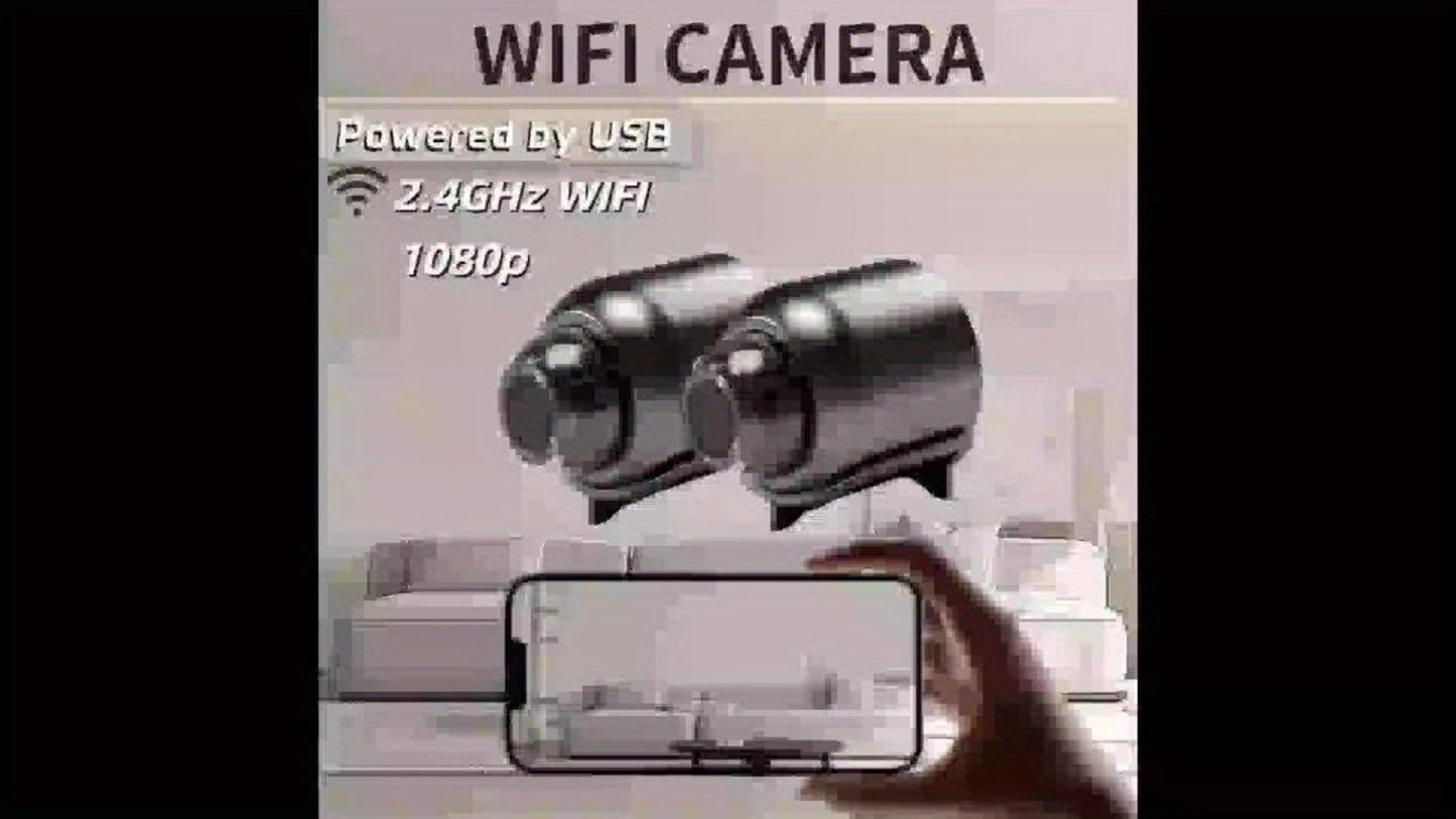 Indoor Security Camera 4-Pack with 1296P Video, Dual-Band WiFi, 360° Rotation and Two-Way Audio