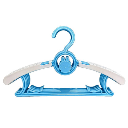 Adjustable Kids Clothes Hangers in 20 or 60-Piece Packs, 11–14 Inch Width Range and Four Nursery Colors