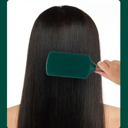 Hair Accessories Five-Piece Green Brush and Comb Set with Cushion Brush, Pick and Styling Tools